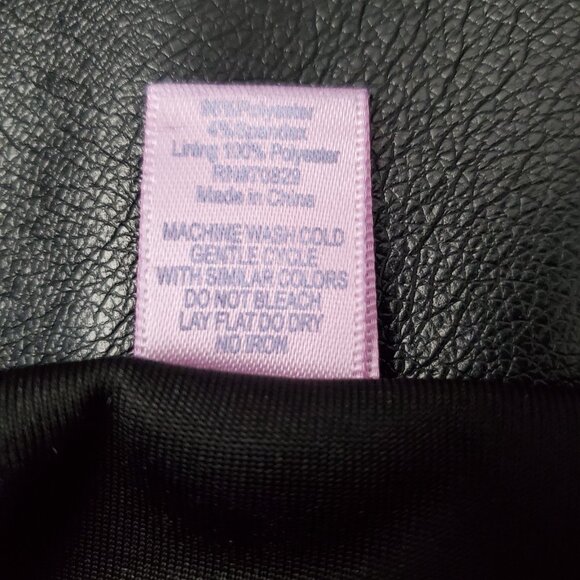 Panty & Bra Set 1X Black Velour Silver Trim Sexy rue21 - Picture 4 of 13